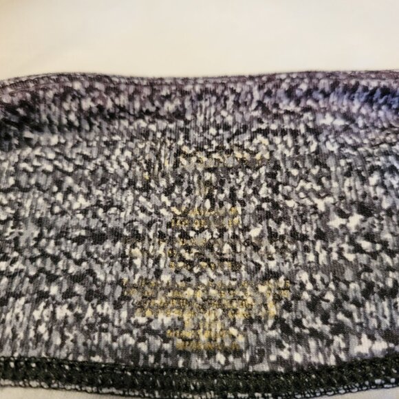 Tweed Print Crop Leggings Gray White Size Medium - Picture 9 of 9